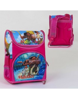Рюкзак шкільний каркасний Моана 1 відділення, 3 кишені, спинка ортопедична, 3D принт (C 36167)