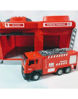 Ігровий набір Гараж Пожежна машина CLM Engineering Caller Garage (CLM-551)