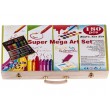Художній набір для малювання Kid's Art Set 180 предметів в валізі Super Mega Art Set (180pc)