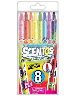 Набор ароматных восковых карандашей Scentos Радуга, 8 цветов (41102) - KDS 41102