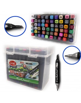 Набір скетч маркерів 60 кольорів в валізі TouchCool (0229-60)
