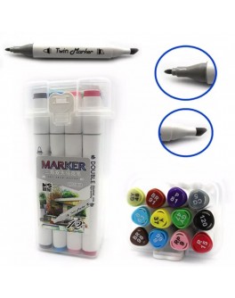 Набір скетч маркерів M&S 12 кольорів (0228-12)