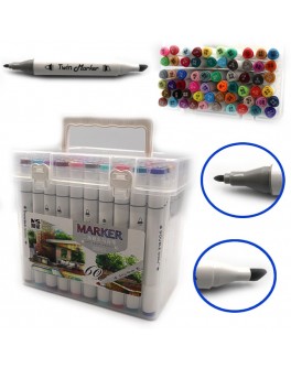 Набір скетч маркерів M&S 60 кольорів (0228-60)