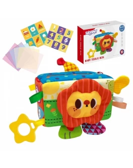 Брязкальце м'яке, пискавка, шелесткі елементи, прорізувач, дзеркальце, килимки (HE 8054)