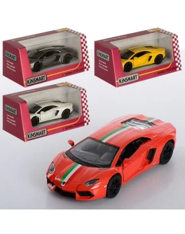 Машинка колекційна Kinsmart Lamborghini Aventador LP 700, 4 кольори (KT 5355 WF) - mpl KT 5355 WF
