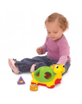 Каталка-сортер Kiddieland - ЧЕРЕПАХА-ЗНАЙКА (світло, озвуч. рос. мов) - KDS 049742