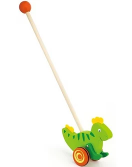 Дерев'яна каталка Viga Toys Динозавр (50963)