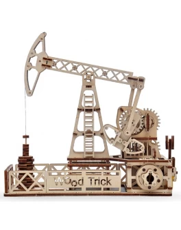 Механический 3D пазл Нефтевышка, Wood Trick - WT 4820195190104