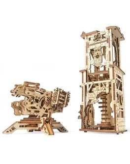 Конструктор Механический 3d-пазл UGears Башня-Аркбаллиста - UG 70048