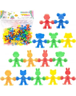 Конструктор дитячий Intelli Toys Puzzle blocks Чоловічки (HL6028)