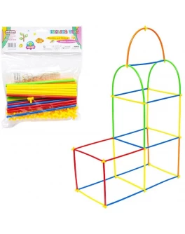 Конструктор дитячий Intelli Toys Puzzle blocks Трубочки довгі (HL6330B)