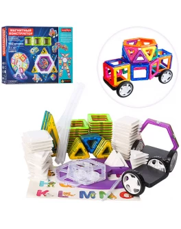 Магнитный 3D конструктор Leqi-toys LQ615, 102 детали  - mpl LQ615