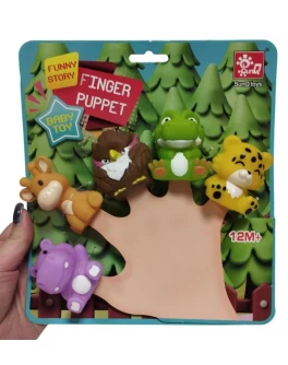 Розвиваюча гра SunQ toys Пальчиковий театр 5 фігурок (SQ 22001-3)