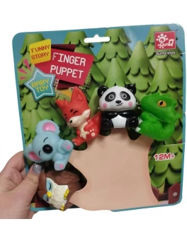 Розвиваюча гра SunQ toys Пальчиковий театр 5 фігурок (SQ 22001-4)
