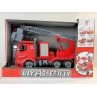 Машинка-конструктор Пожежна машина звук, інерція, бризкає водою (YW 9080 B)