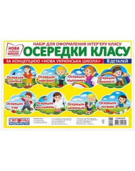 Набір для оформлення Осередки класу НУШ
