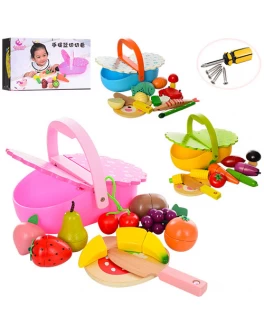 Деревянная игрушка Магнитные продукты с корзинкой (MD 1161) - mpl MD 1161