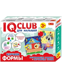Учебные пазлы. Изучаем формы. IQ-club для малышей Ranok Creative - RK 13152042Р