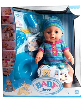 Пупс функциональный Baby Born BL 033 B в ярком бодике и шапочке - igs 68837