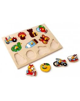 Рамка-вкладыш Монтессори из дерева Игрушки Lam Toys - lam 1400