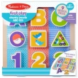 Перший дерев'яний формовий пазл Букви / Цифри Melissa & Doug - MD1899