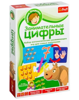 Настільна гра Перші відкриття. Цікаві цифри Trefl - pi 1103