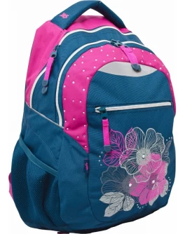 Рюкзак підлітковий YES Т-23 Flowers, 42х32х21см - poz 552644
