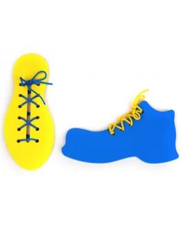 Дерев'яна шнурівка Черевик та кед, Komarovtoys