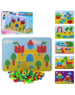Мозаїка цвяшками для дрібної моторики Magic Pegs (660-662)