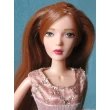 Лялька шарнірна Emily шатенка в рожевій сукні з тваринкою та аксесуарами 30 см (QJ 087 D)