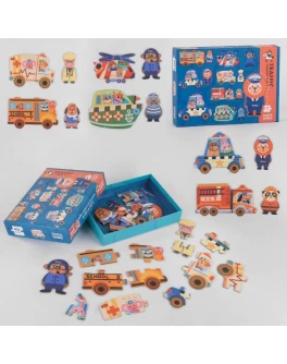 Пазли великі для малюків Трафік 40 елементів (M 43699)