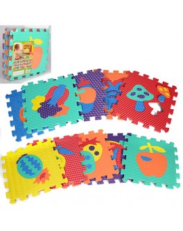 Дитячий килимок мозаїка Фрукти та овочі (M 2622) - mpl M 2622