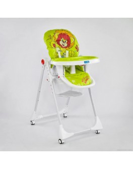 Дитячий стільчик для годування JOY Левеня, колір салатовий, м'який PVC (К-41208)