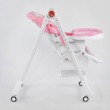 Дитячий стільчик для годування JOY Поні, рожевий колір, м'який PVC (К-73480)