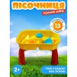 Ігровий столик-пісочниця з набором для піску: пасочки та лопатки  