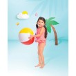 М'яч для ігор у воді Intex Glossy Panel Ball 51 см класичний надувний м'яч 