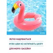 Надувне дитяче коло Intex Фламінго від 3 до 6 років, вінілове коло для басейну 76 см 