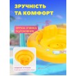 Дитячий надувний круг для плавання Intex з трусиками та спинкою, 67 см, від 1 року