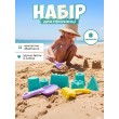 Силіконовий м’який набір для пісочниці та пляжу, 8 предметів