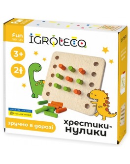 Дерев'яна іграшка Igroteco Хрестики-нуліки (900576)