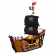 Деревянная игрушка Пиратский корабль (MD 1069) - mpl MD 1069