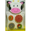 Деревянная игрушка настенная Viga Toys Корова с кругами (50677) - afk 50677