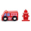 Дерев'яна іграшка дод. набір до залізниці Viga Toys Пожежна станція (50815)