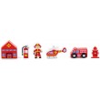 Дерев'яна іграшка дод. набір до залізниці Viga Toys Пожежна станція (50815)