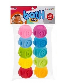 Кубики текстурні Bath Toys пищалки 10 шт (88-53)