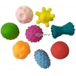 М'ячі текстурні Bath Toys пищалки 8 шт (88-52)