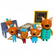 Ігровий набір Три кота Kittens love learning - Знову в школу, 5 фігурок (M 8812)