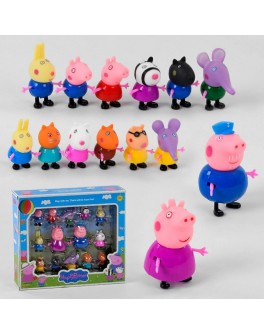 Ігровий набір Фігурки з мультфільму Свинка Пеппа 14 фігурок (PP 605-14)