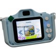 Дитячий фотоапарат 2 в 1 Єдиноріг Babycamera з екраном та іграми в чохлі, блакитний (C 56662)