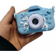 Дитячий фотоапарат 2 в 1 Єдиноріг Babycamera з екраном та іграми в чохлі, блакитний (C 56662)